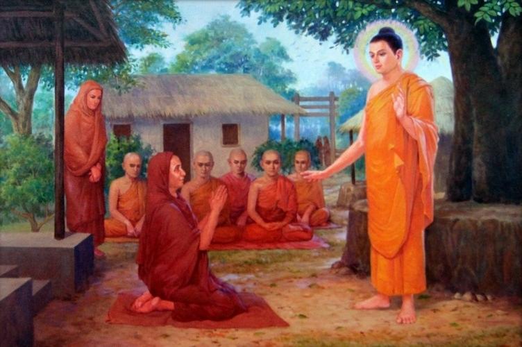 Dì mẫu Maha Pajapati Gotami xuất gia