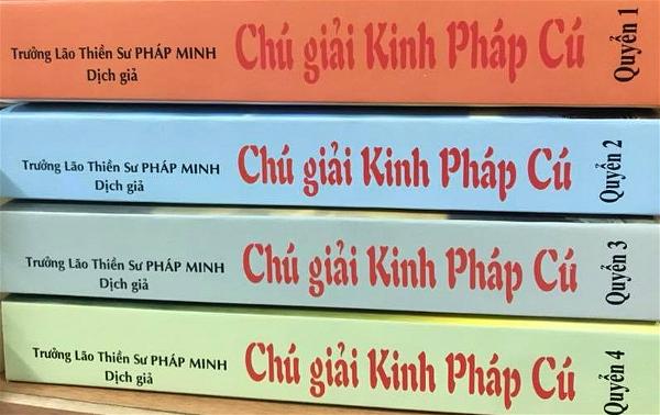Chú Giải Kinh Pháp Cú trọn bộ 4 quyển